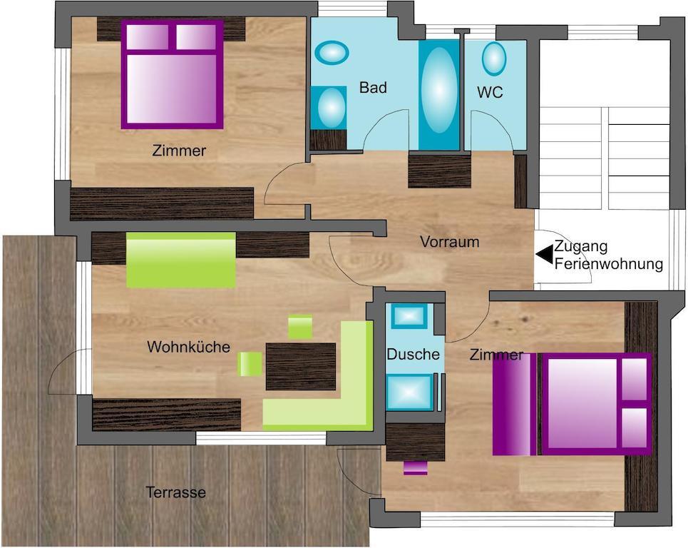 Ferienwohnung Scheiber Ζόλντεν Δωμάτιο φωτογραφία